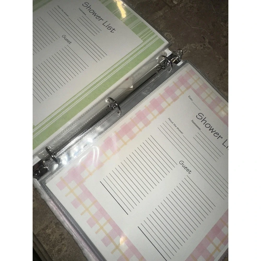 Pink Lamb Baby Memory Book Girl‎ Plush Cover 3-Ring Binder Keepsake Album New